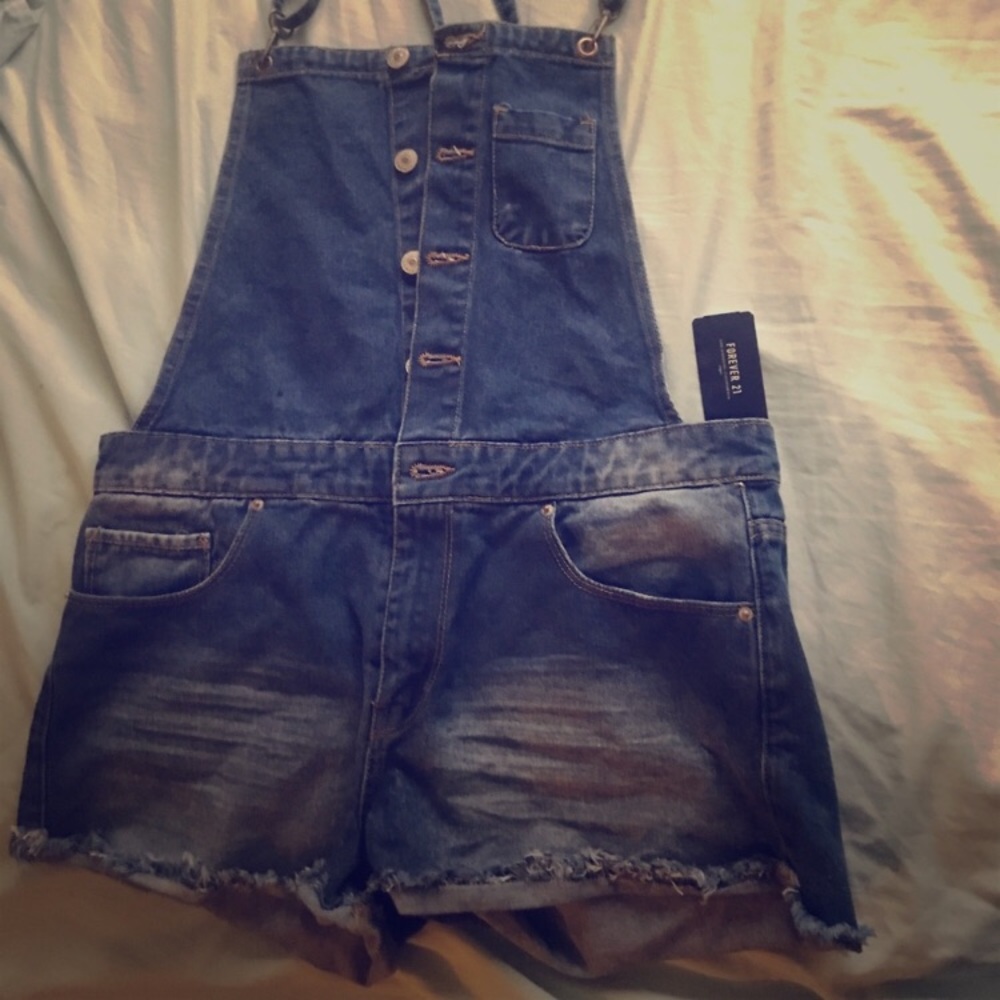 Denim Overalls / Shorts